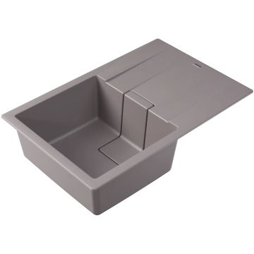 Мойка кухонная прямоугольная Florentina (Флорентина) Ривьера 780 Грей (20.480.C0780.305)