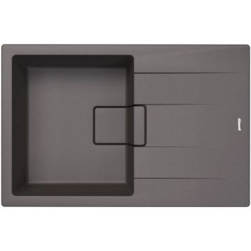 Мойка кухонная прямоугольная Florentina (Флорентина) Ривьера 780 Серый шелк (20.480.C0780.307)