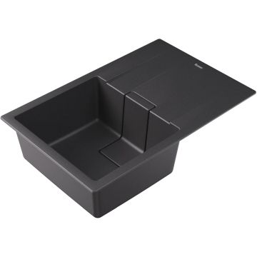 Мойка кухонная прямоугольная Florentina (Флорентина) Ривьера 780 Черный (20.480.C0780.102)