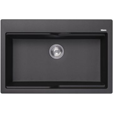 Мойка кухонная прямоугольная Florentina (Флорентина) Ромия Антрацит (20.495.E0770.302)