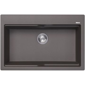 Мойка кухонная прямоугольная Florentina (Флорентина) Ромия Серый шелк (20.495.E0770.307)