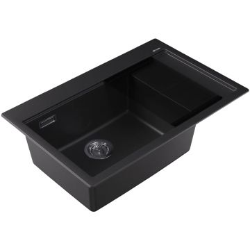 Мойка кухонная прямоугольная Florentina (Флорентина) Россана 780 Антрацит (20.500.C0780.302)