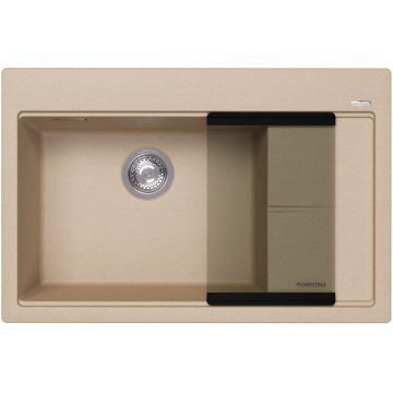 Мойка кухонная прямоугольная Florentina (Флорентина) Россана 780 Бежевый (20.500.C0780.104)