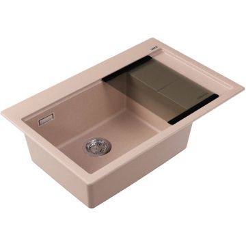Мойка кухонная прямоугольная Florentina (Флорентина) Россана 780 Песочный (20.500.C0780.107)