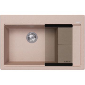 Мойка кухонная прямоугольная Florentina (Флорентина) Россана 780 Песочный (20.500.C0780.107)