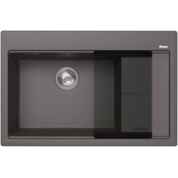 Мойка кухонная прямоугольная Florentina (Флорентина) Россана 780 Серый шелк (20.500.C0780.307)