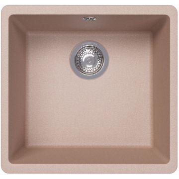 Мойка кухонная прямоугольная Флорентина (Florentina) Вега 400 Песочная (22.315.C0400.107)