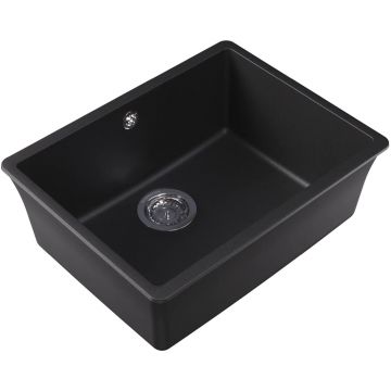 Мойка кухонная прямоугольная Флорентина (Florentina) Вега 500 Антрацит (22.320.D0500.302)