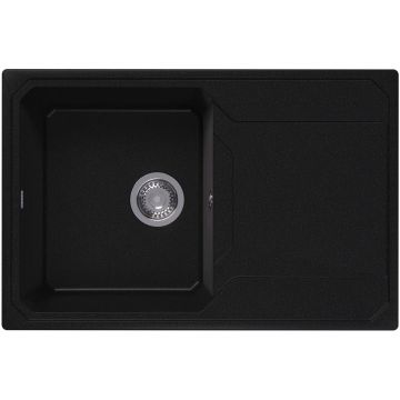 Мойка кухонная прямоугольная Bamboo (Бамбу) Кардинал 760 Черный (29.030.C0760.407)
