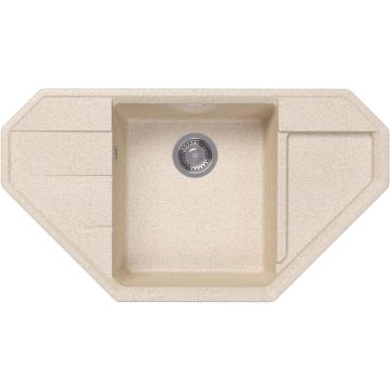 Мойка кухонная угловая Bamboo (Бамбу) Крона 910 Дюна (29.040.D0910.402)