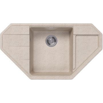 Мойка кухонная угловая Bamboo (Бамбу) Крона 910 Терра (29.040.D0910.405)