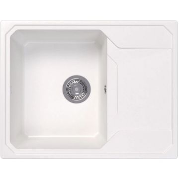 Мойка кухонная прямоугольная Bamboo (Бамбу) Кардинал 640 Белый (29.030.C0640.401)