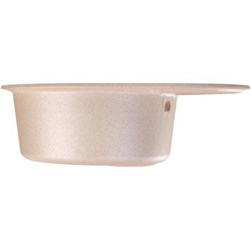 Мойка кухонная овальная Bamboo (Бамбу) Лиана 620 Латте (29.020.B0620.403)