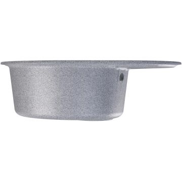 Мойка кухонная овальная Bamboo (Бамбу) Лиана 620 Серый (29.020.B0620.408)