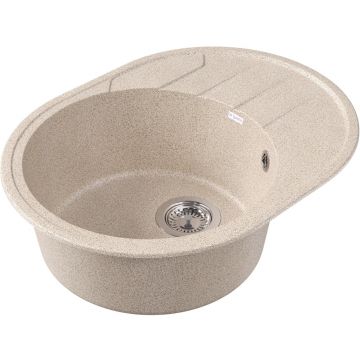 Мойка кухонная овальная Bamboo (Бамбу) Лиана 620 Терра (29.020.B0620.405)