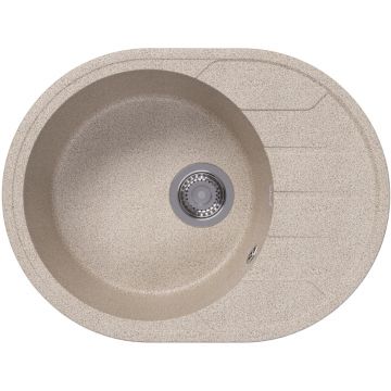 Мойка кухонная овальная Bamboo (Бамбу) Лиана 620 Терра (29.020.B0620.405)