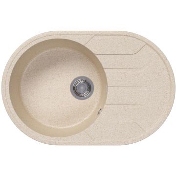 Мойка кухонная овальная Bamboo (Бамбу) Лиана 760 Дюна (29.020.C0760.402)