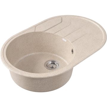 Мойка кухонная овальная Bamboo (Бамбу) Лиана 760 Терра (29.020.C0760.405)