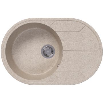 Мойка кухонная овальная Bamboo (Бамбу) Лиана 760 Терра (29.020.C0760.405)