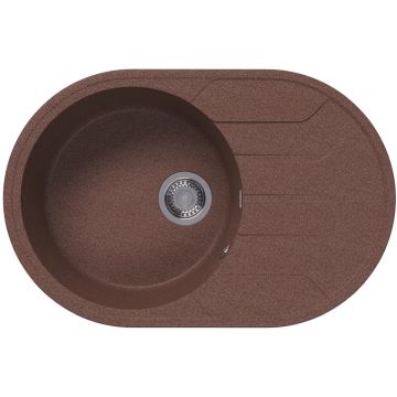 Мойка кухонная овальная Bamboo (Бамбу) Лиана 760 Терракота (29.020.C0760.406)