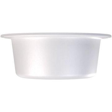 Мойка кухонная округлая Bamboo (Бамбу) Ротанг 500 Белый (29.010.B0500.401)