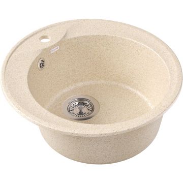 Мойка кухонная округлая Bamboo (Бамбу) Ротанг 500 Дюна (29.010.B0500.402)