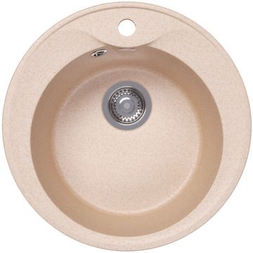 Мойка кухонная округлая Bamboo (Бамбу) Ротанг 500 Латте (29.010.B0500.403)