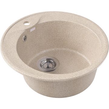 Мойка кухонная округлая Bamboo (Бамбу) Ротанг 500 Терра (29.010.B0500.405)