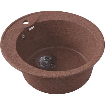 Мойка кухонная округлая Bamboo (Бамбу) Ротанг 500 Терракота (29.010.B0500.406)