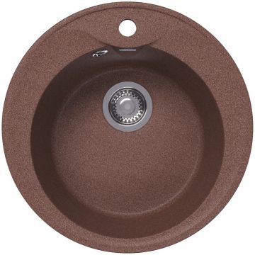 Мойка кухонная округлая Bamboo (Бамбу) Ротанг 500 Терракота (29.010.B0500.406)