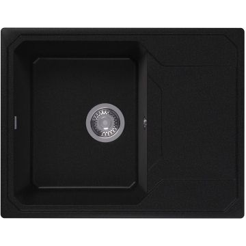 Мойка кухонная прямоугольная Bamboo (Бамбу) Кардинал 640 Черный (29.030.C0640.407)