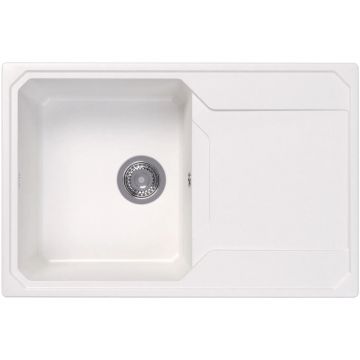 Мойка кухонная прямоугольная Bamboo (Бамбу) Кардинал 760 Белый (29.030.C0760.401)