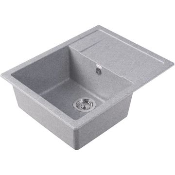 Мойка кухонная прямоугольная Dr. Gans (Др. Ганс) Техно 650 Серый (25.030.C0650.408)