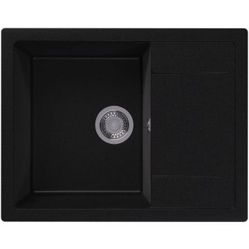 Мойка кухонная прямоугольная Dr. Gans (Др. Ганс) Техно 650 Черный (25.030.C0650.407)
