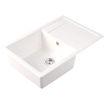 Мойка кухонная прямоугольная Dr. Gans (Др. Ганс) Техно 760 Белый (25.030.D0760.401)