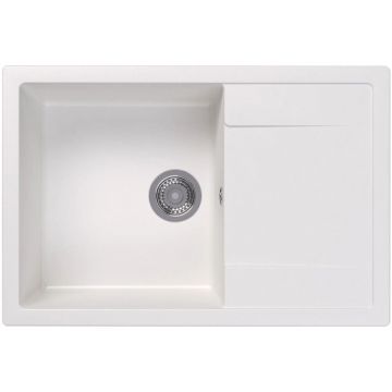 Мойка кухонная прямоугольная Dr. Gans (Др. Ганс) Техно 760 Белый (25.030.D0760.401)