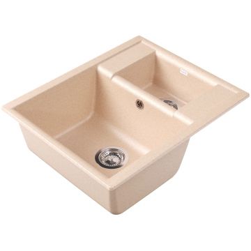 Мойка кухонная прямоугольная Dr. Gans (Др. Ганс) Астра (Astra) 620К Латте (25.065.D0620.403)