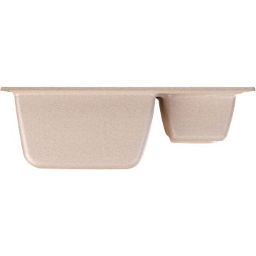 Мойка кухонная прямоугольная Dr. Gans (Др. Ганс) Астра (Astra) 620К Латте (25.065.D0620.403)