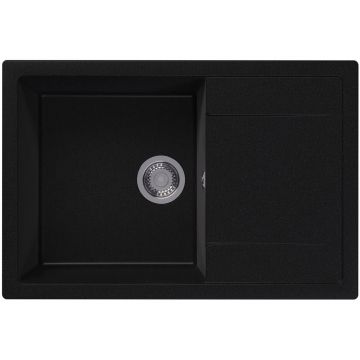 Мойка кухонная прямоугольная Dr. Gans (Др. Ганс) Техно 760 Черный (25.030.D0760.407)