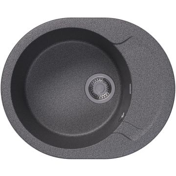 Мойка кухонная овальная Dr. gans (Др. Ганс) Берта 580 Базальт (25.040.B0580.409)