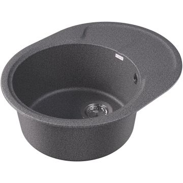 Мойка кухонная овальная Dr. gans (Др. Ганс) Берта 620 Базальт (25.040.B0620.409)