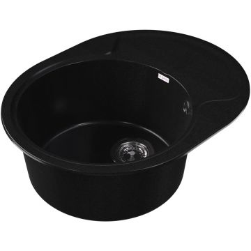 Мойка кухонная овальная Dr. gans (Др. Ганс) Берта 620 Графит (25.040.B0620.411)