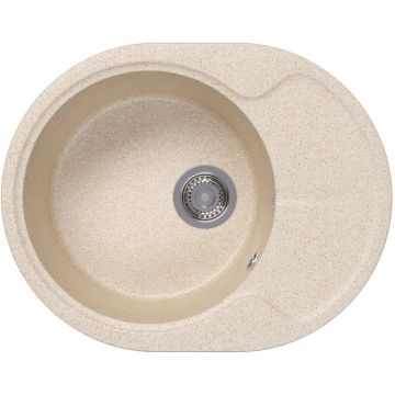 Мойка кухонная овальная Dr. gans (Др. Ганс) Берта 620 Дюна (25.040.B0620.402)