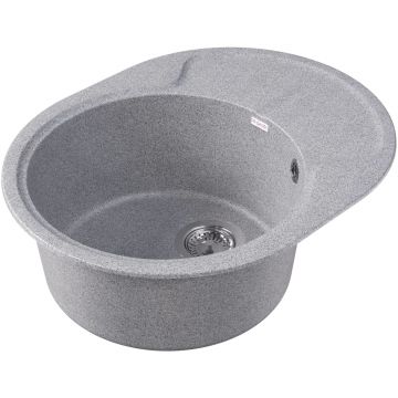 Мойка кухонная овальная Dr. gans (Др. Ганс) Берта 620 Серый (25.040.B0620.408)