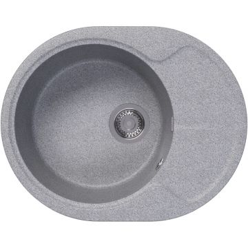 Мойка кухонная овальная Dr. gans (Др. Ганс) Берта 620 Серый (25.040.B0620.408)