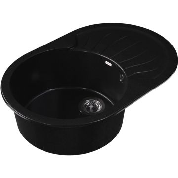 Мойка кухонная овальная Dr. gans (Др. Ганс) Берта 760 Графит (25.040.C0760.411)