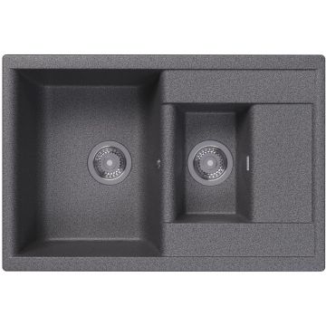 Мойка кухонная прямоугольная Dr. Gans (Др. Ганс) Астра (Astra) 760К Базальт (25.065.D0760.409)