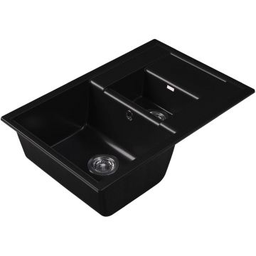 Мойка кухонная прямоугольная Dr. Gans (Др. Ганс) Астра (Astra) 760К Графит (25.065.D0760.411)