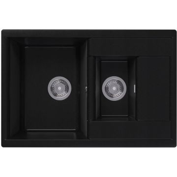 Мойка кухонная прямоугольная Dr. Gans (Др. Ганс) Астра (Astra) 760К Графит (25.065.D0760.411)