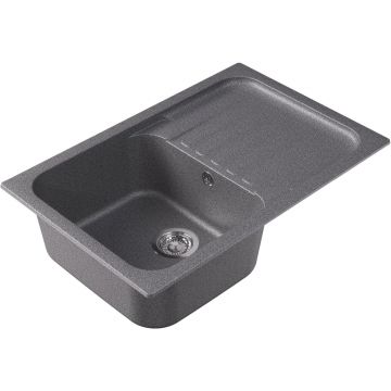 Мойка кухонная прямоугольная Dr. gans (Др. Ганс) Адель 780 Базальт (25.090.C0780.409)